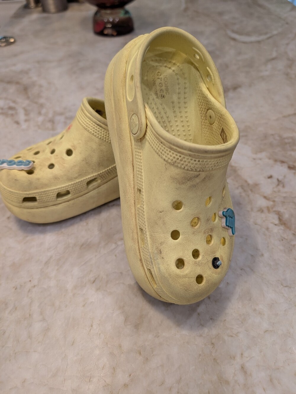 Yellow Kids Clog Shoes - Comfortable Slip-On